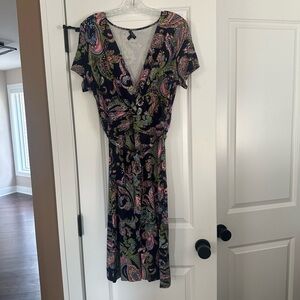 Talbots Woman paisley Wrap Dress